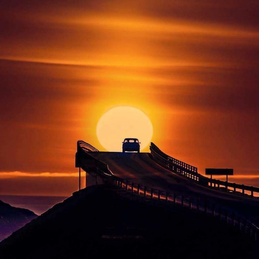 Ola Bua Near The Atlantic Road Apartment Lyngstad Luaran gambar