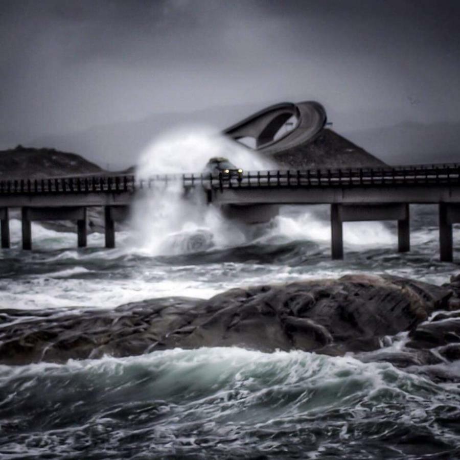 Ola Bua Near The Atlantic Road Apartment Lyngstad Luaran gambar
